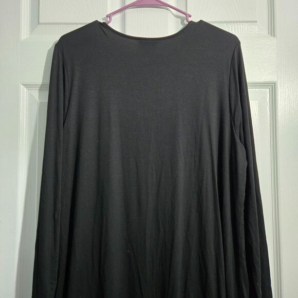 J. Jill Wearever Collection Women L Layered A-Line Over Lay Dress Jersey Knit - Picture 7 of 15